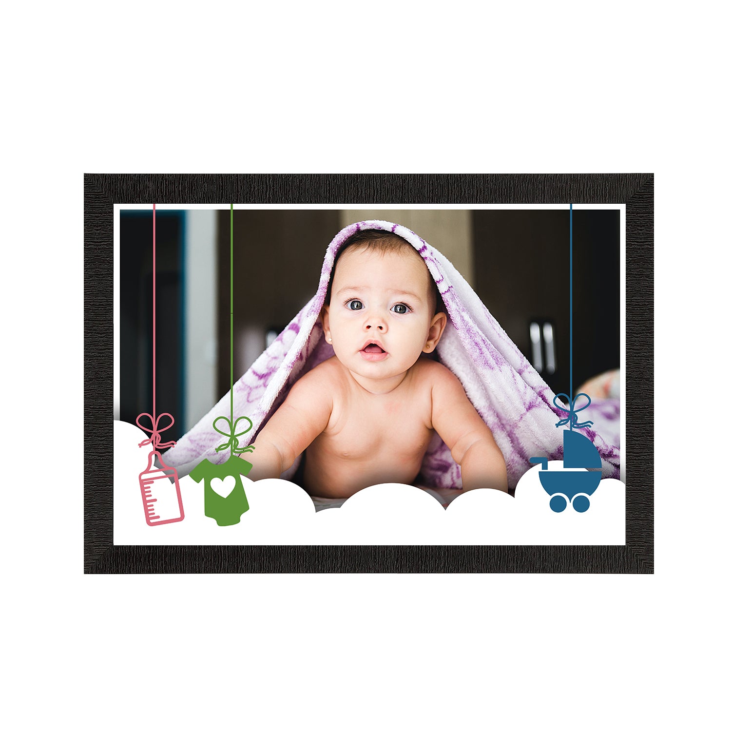 Cute Baby Painting Digital Printed Wall Art