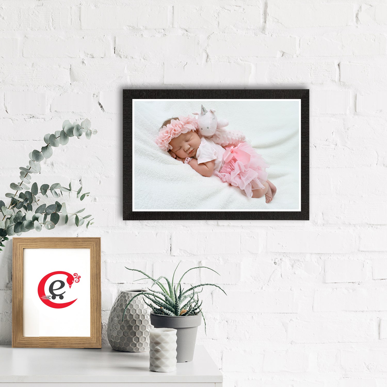 Cute Baby Painting Digital Printed Wall Art 1