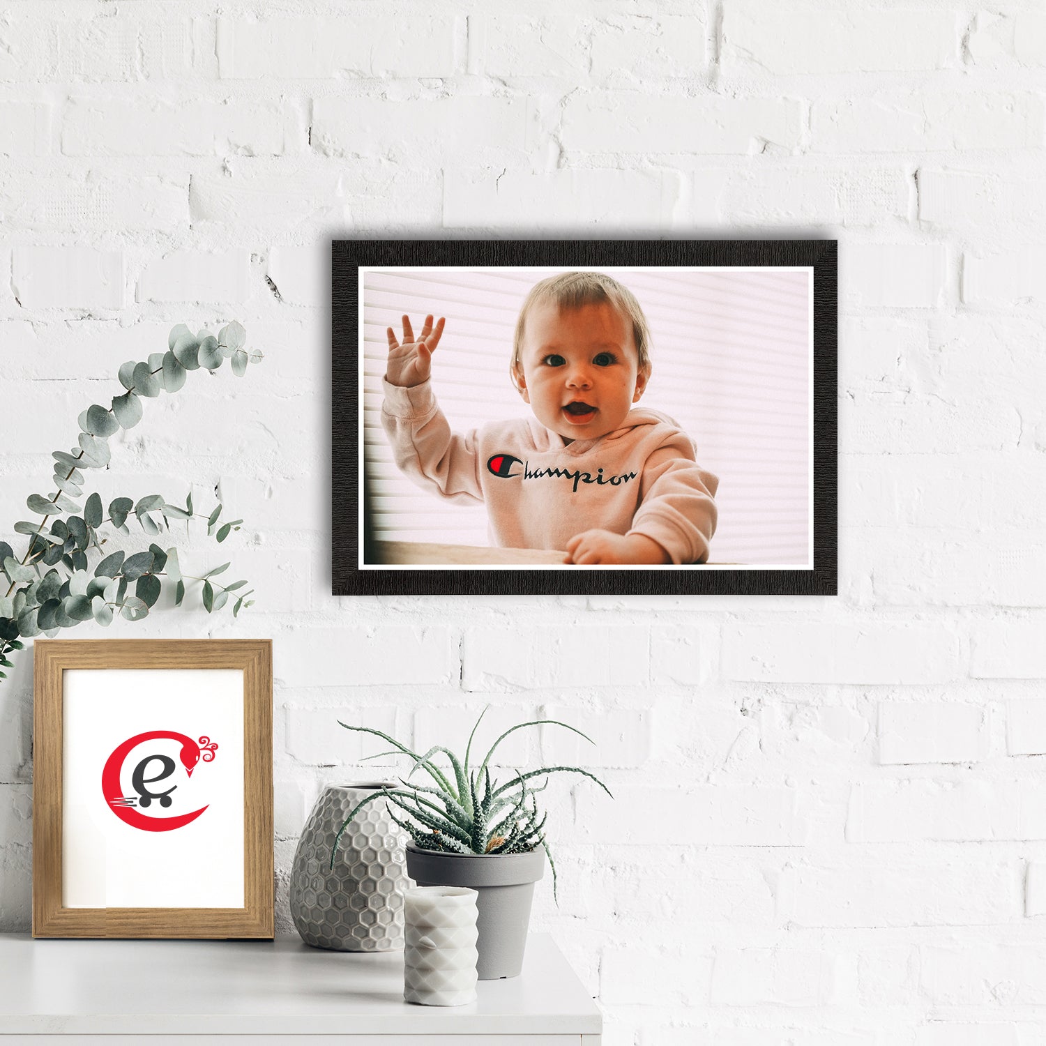 Cute Baby Painting Digital Printed Wall Art 1