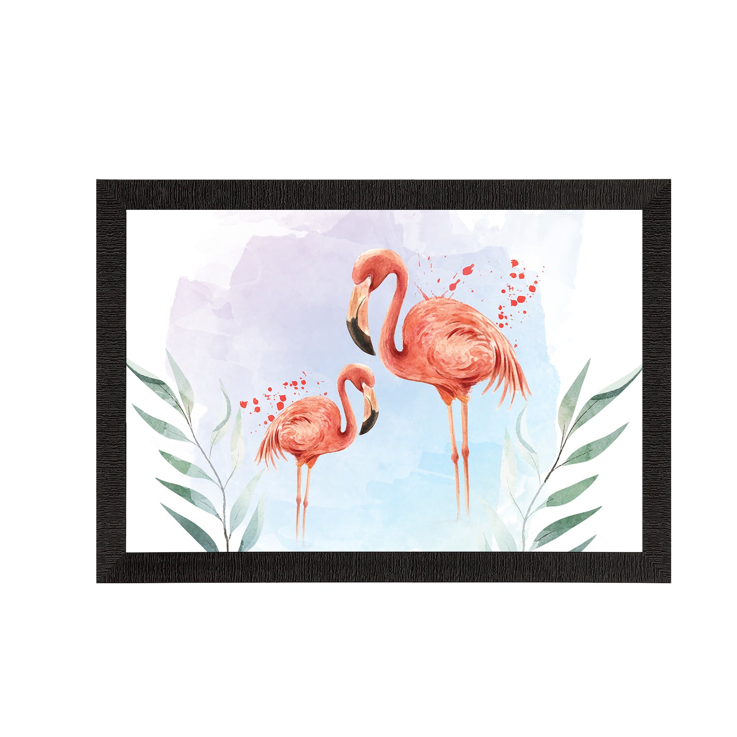 Pink Flamingo Satin Matt Texture UV Art Painting