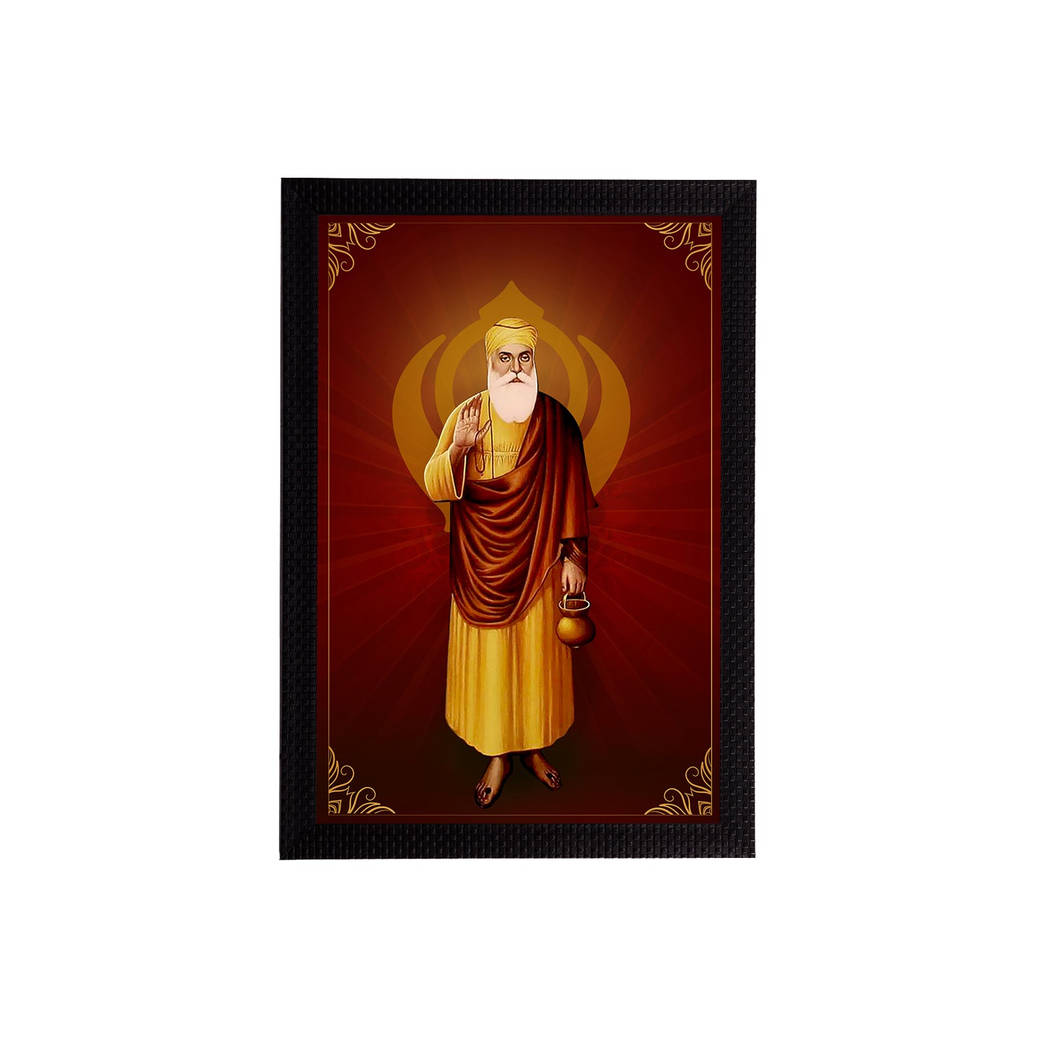 Shri Guru Nanak Dev Ji Painting Digital Printed Religious Wall Art