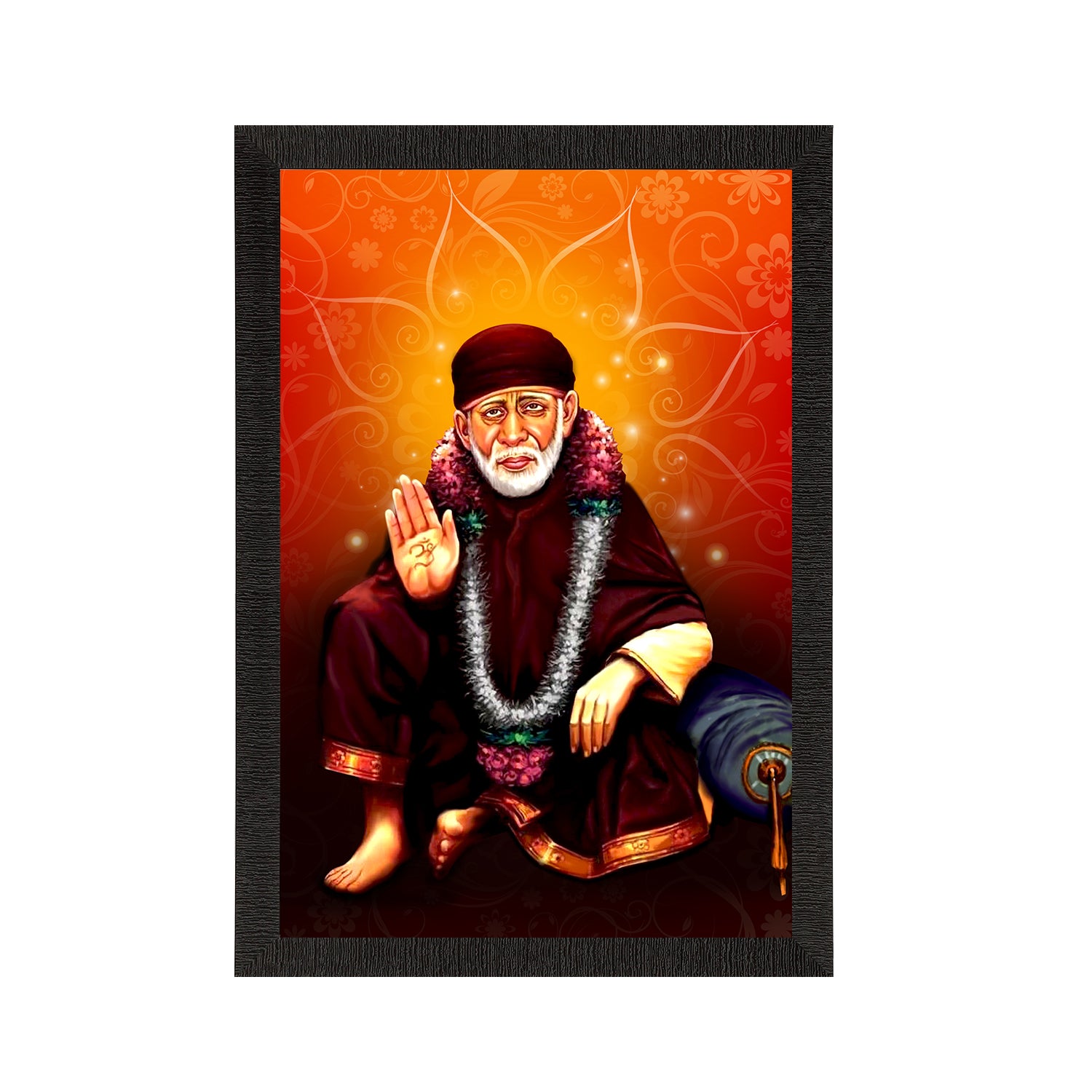 Sai Baba Satin Matt Texture UV Art Painting