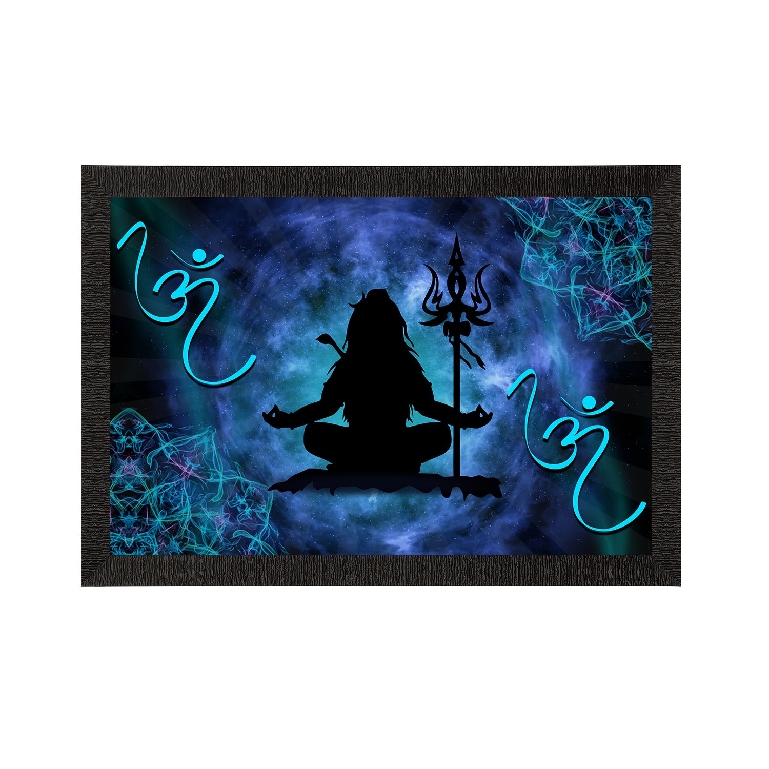 Lord Shiva Satin Matt Texture UV Art Painting