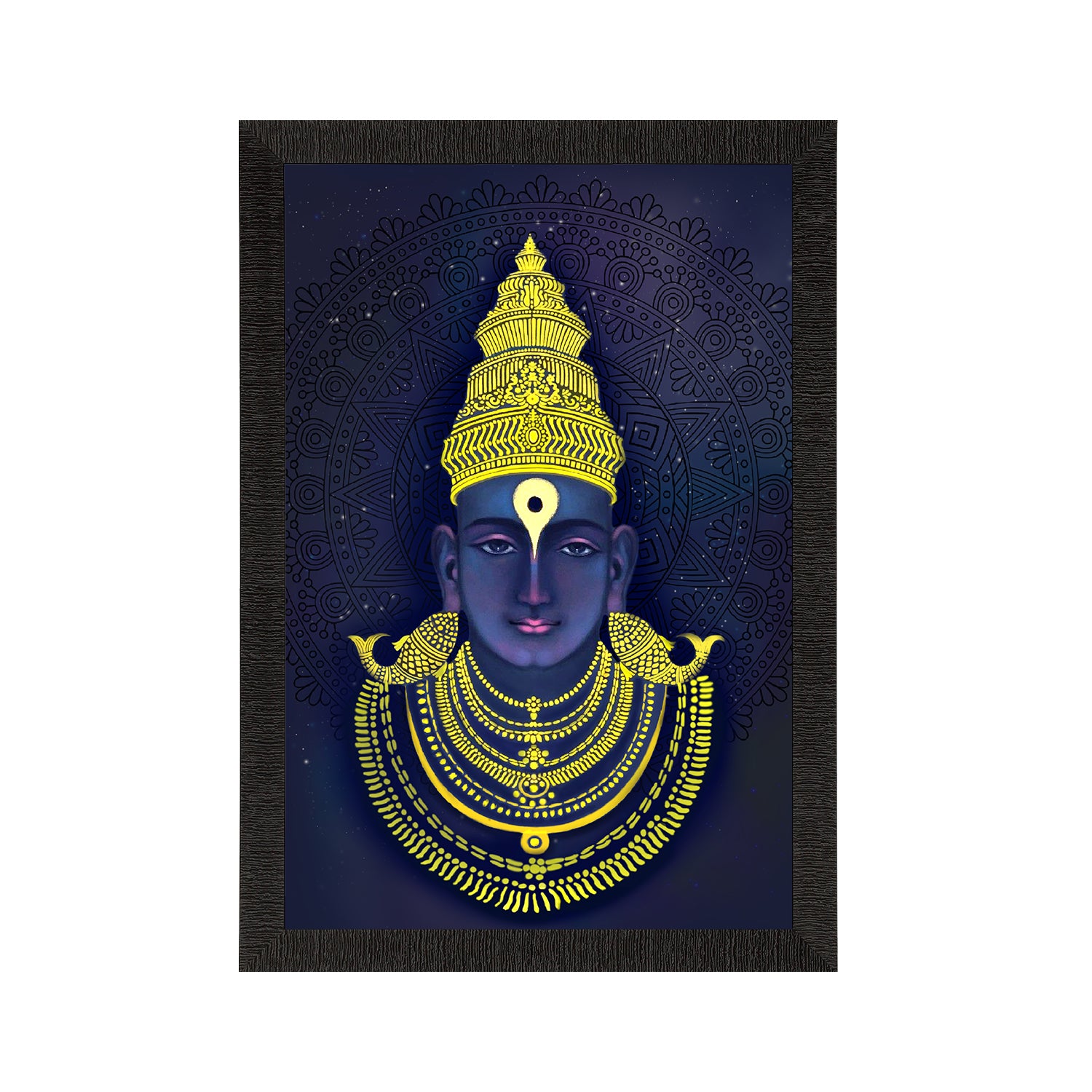 Lord Vitthal Satin Matt Textured UV Digital Art Painting 2