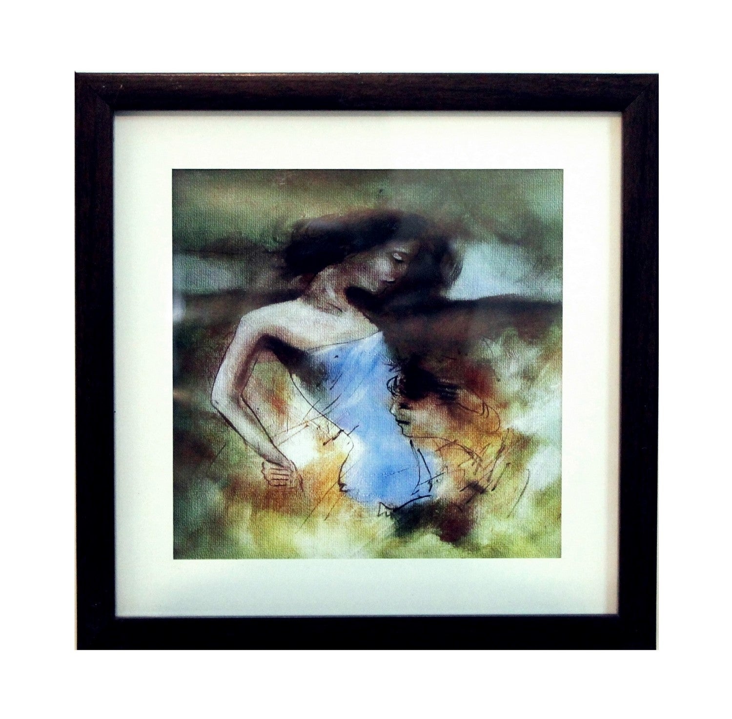 Love Scene Satin Matt Texture UV Art Painting