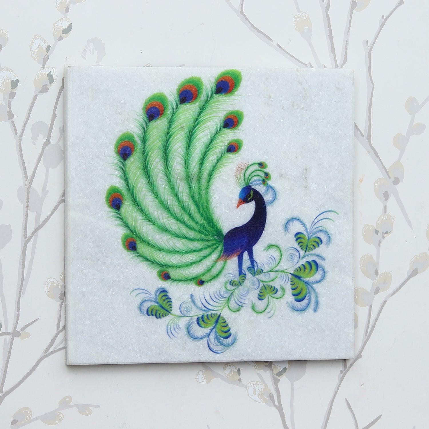 Dancing Peacock Acrylic Print by Ajay Parippally - Pixels