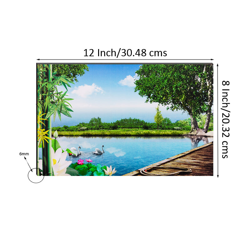 6MM MDF Beautiful Scenic View Satin Matt Texture UV Art Painting 2