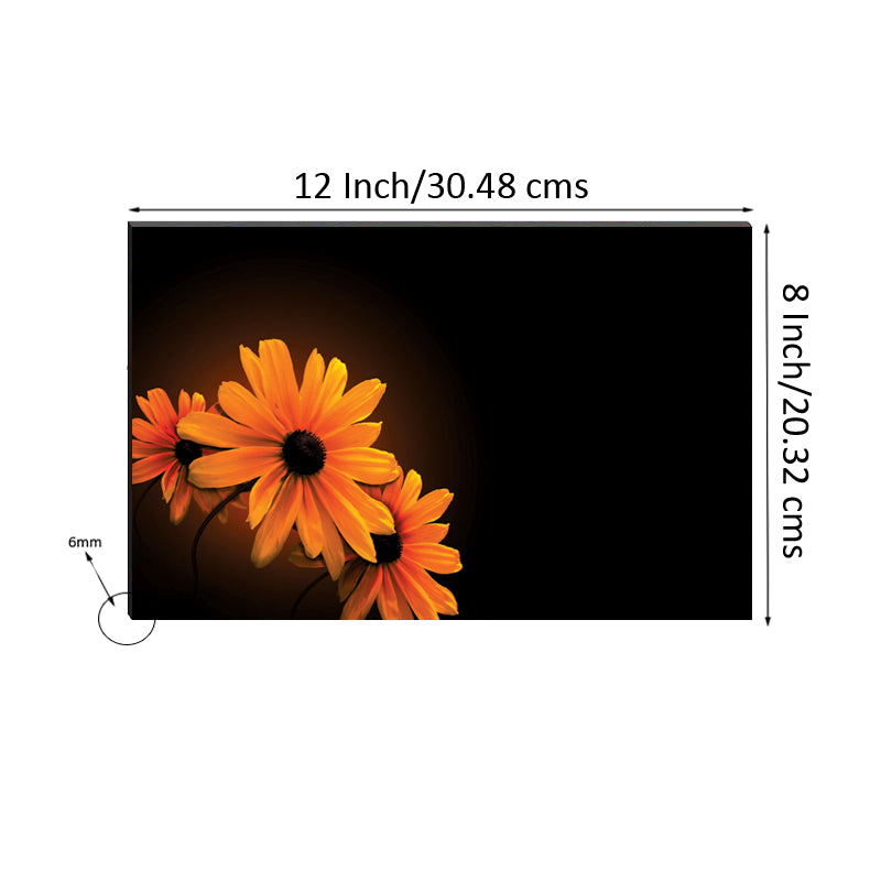 6MM MDF Sunflower Bunch Satin Matt Texture UV Art Painting 2