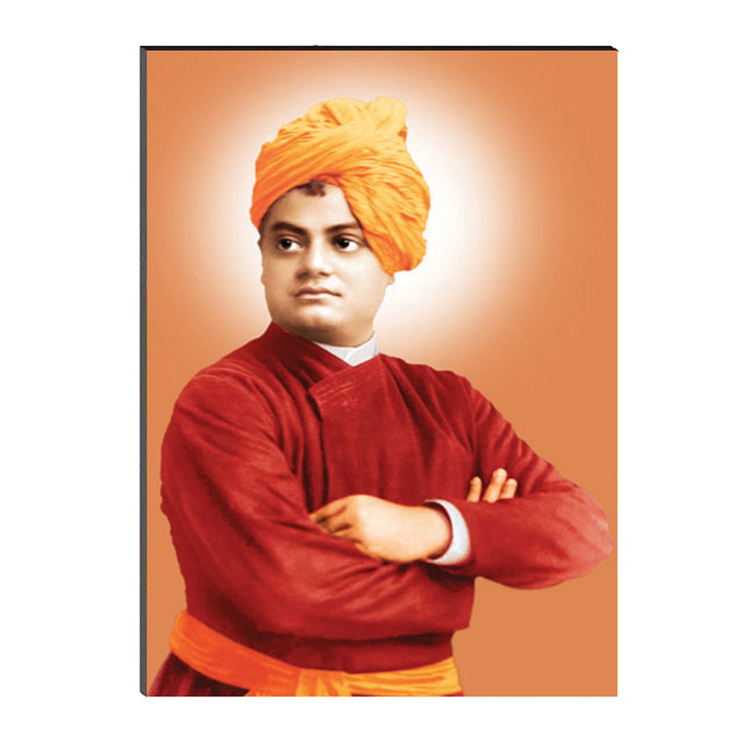 6MM MDF Swami Vivekanand Satin Matt Texture UV Art Painting