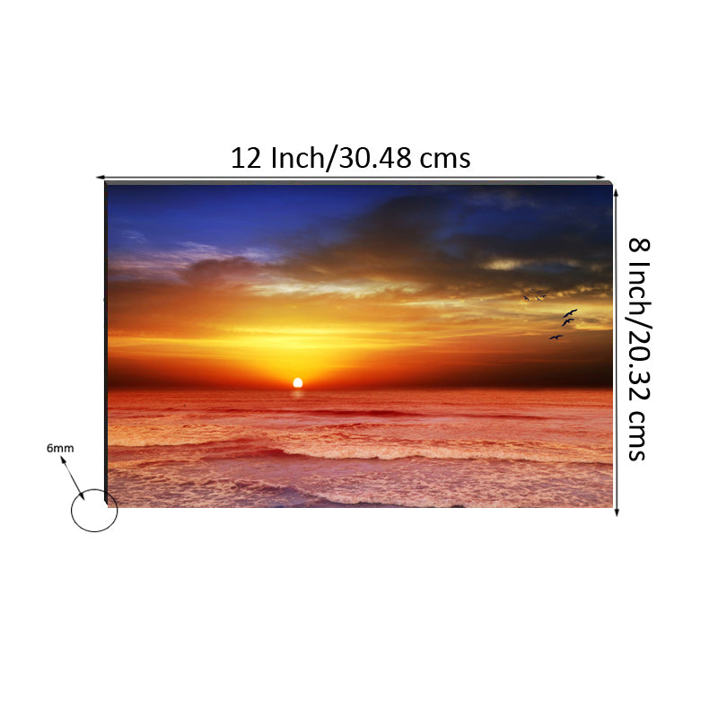 6MM MDF Sunset View Satin Matt Texture UV Art Painting 2