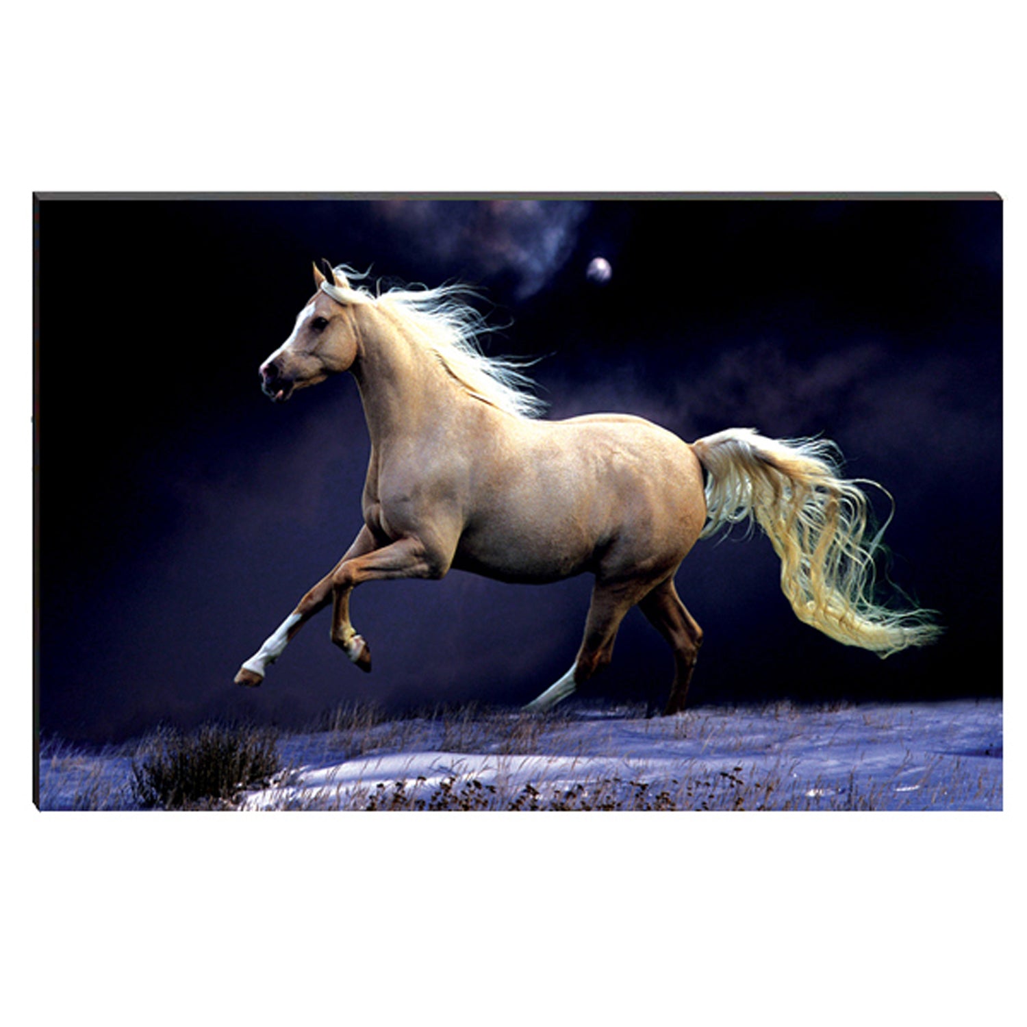 6MM MDF Running Horse Satin Matt Texture UV Art Painting