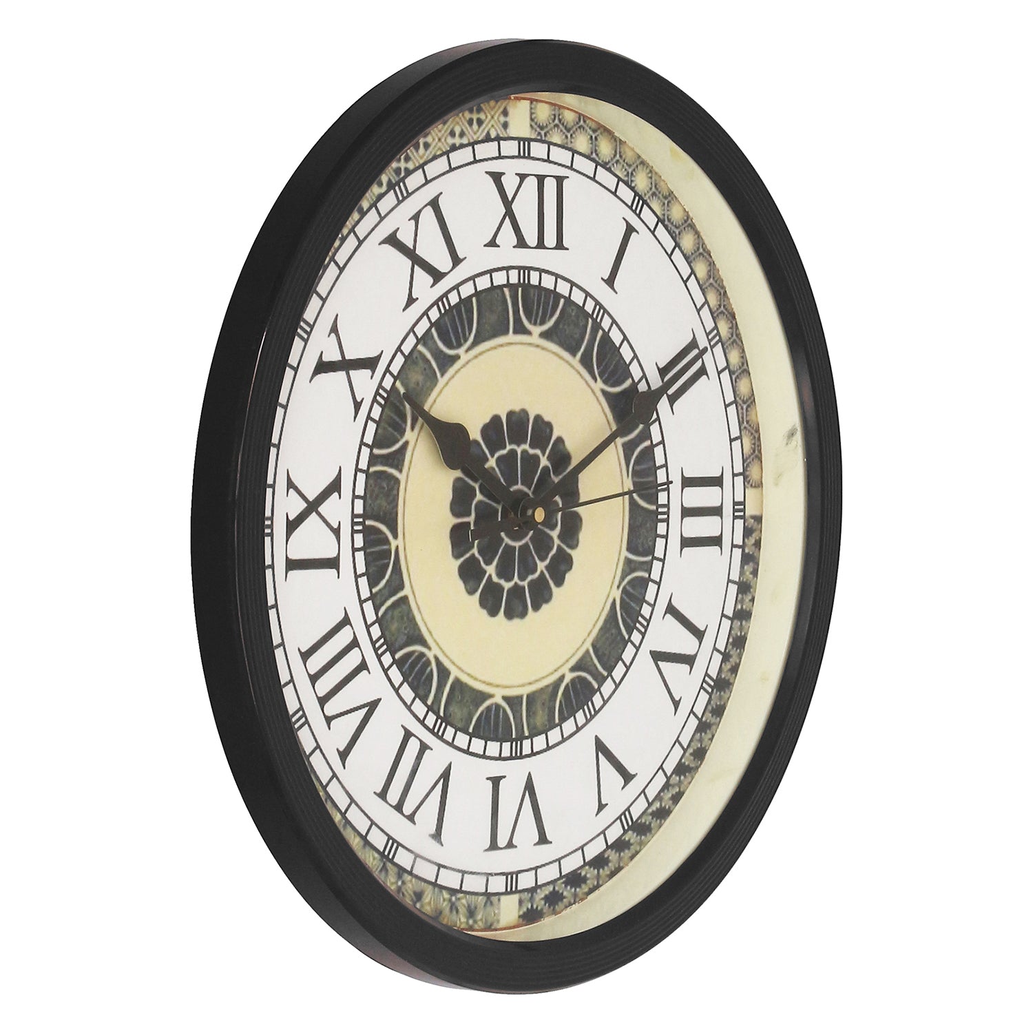 Designer Round Analog Black Wall Clock 5