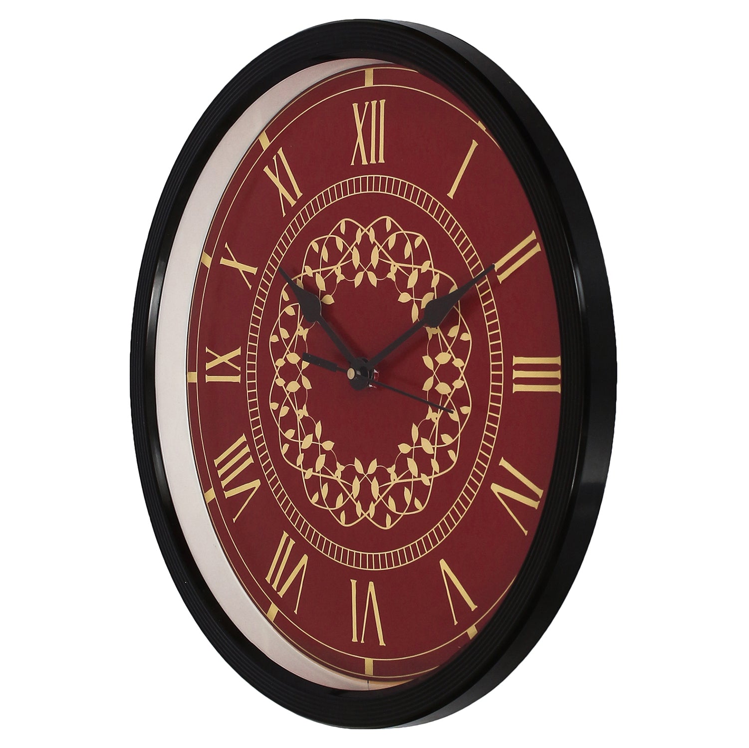 Designer Round Analog Black Wall Clock 6