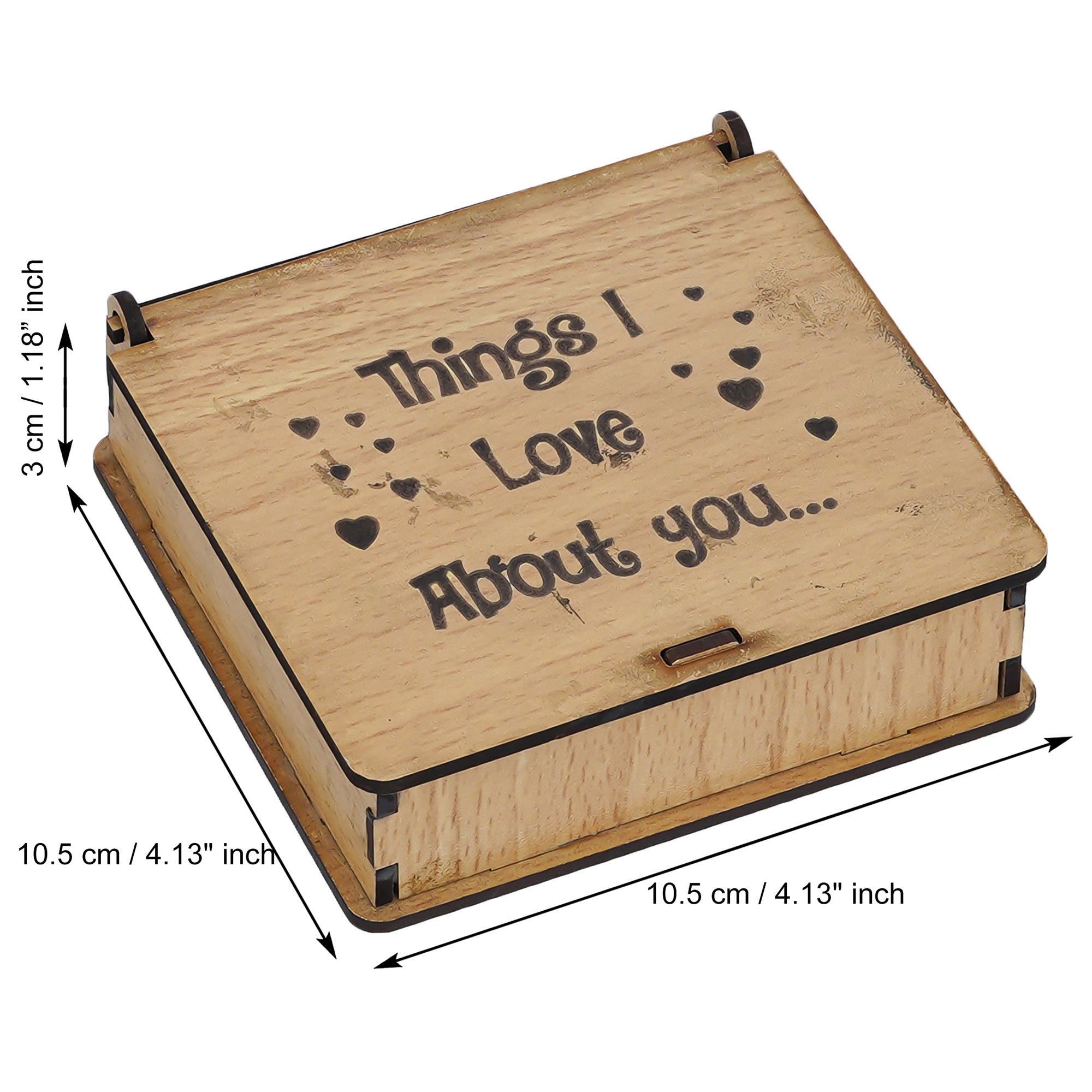 Valentine Combo of Golden Rose Gift Set, "Things I Love About You" Puzzle Wooden Gift Set 4