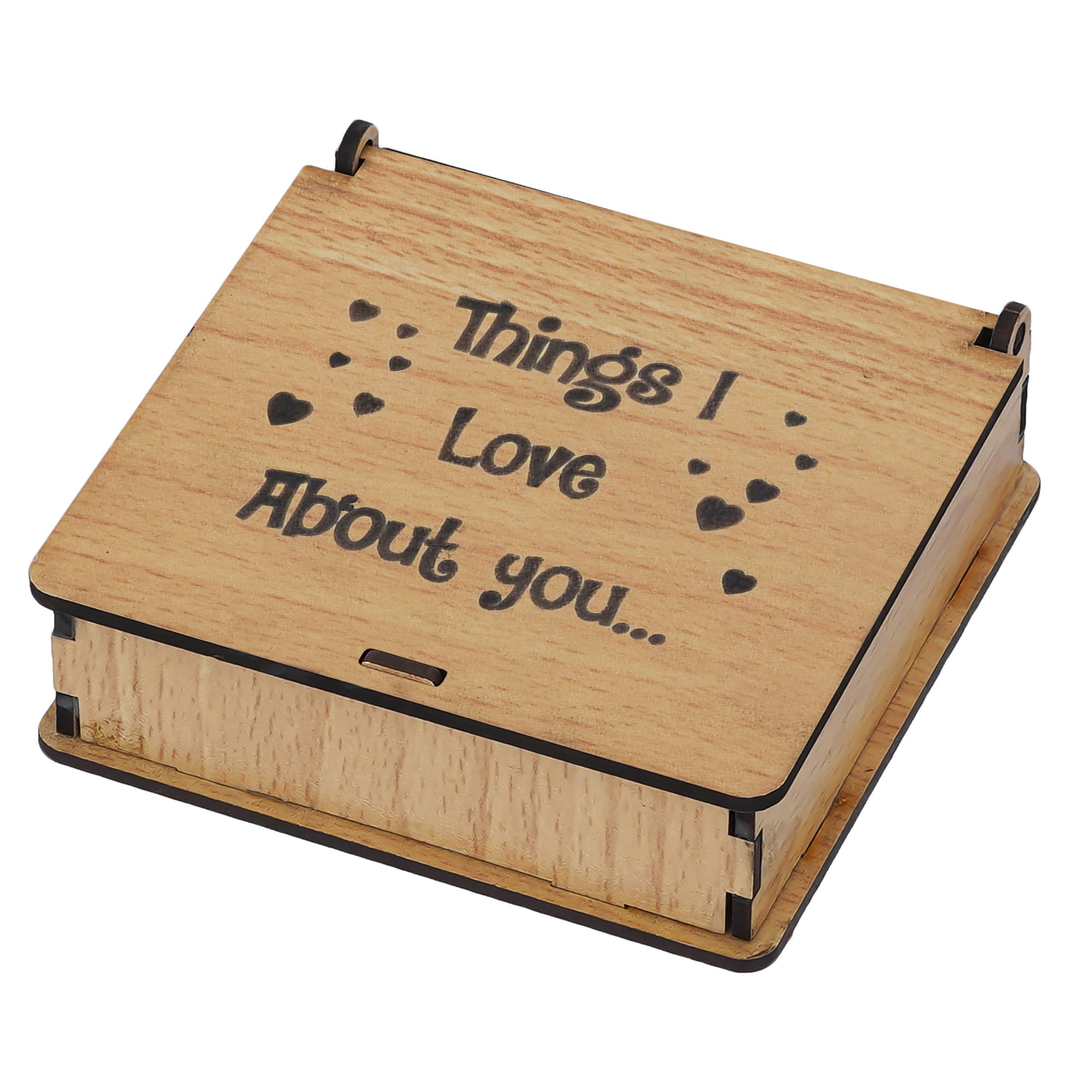 Valentine Combo of Golden Rose Gift Set, "Things I Love About You" Puzzle Wooden Gift Set 6