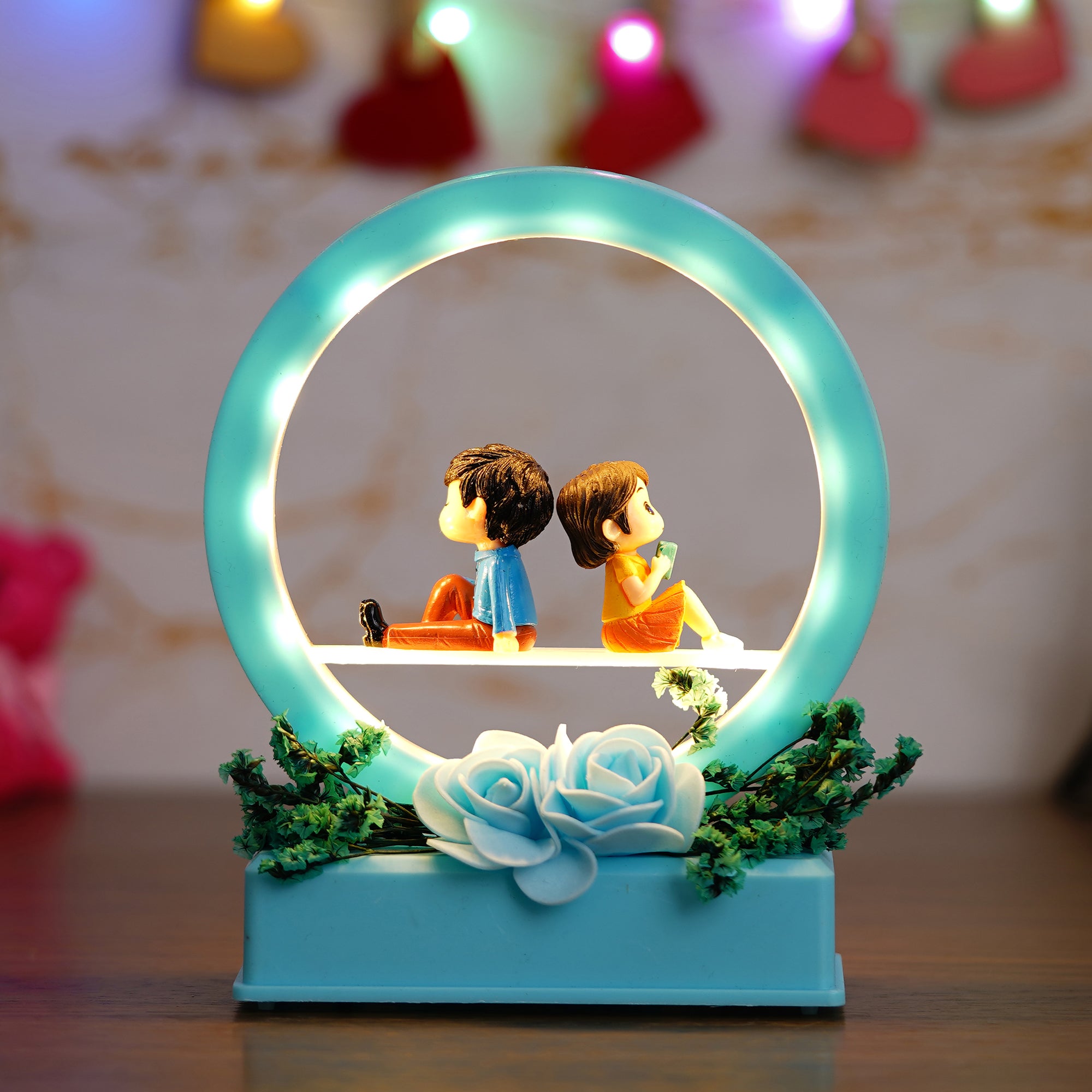 Buy FancyOutlets Couple Snow Glass Globe with Music and Light Gifts  Girlfriends Boyfriends Love Birthday Home Decoration Online at  desertcartINDIA