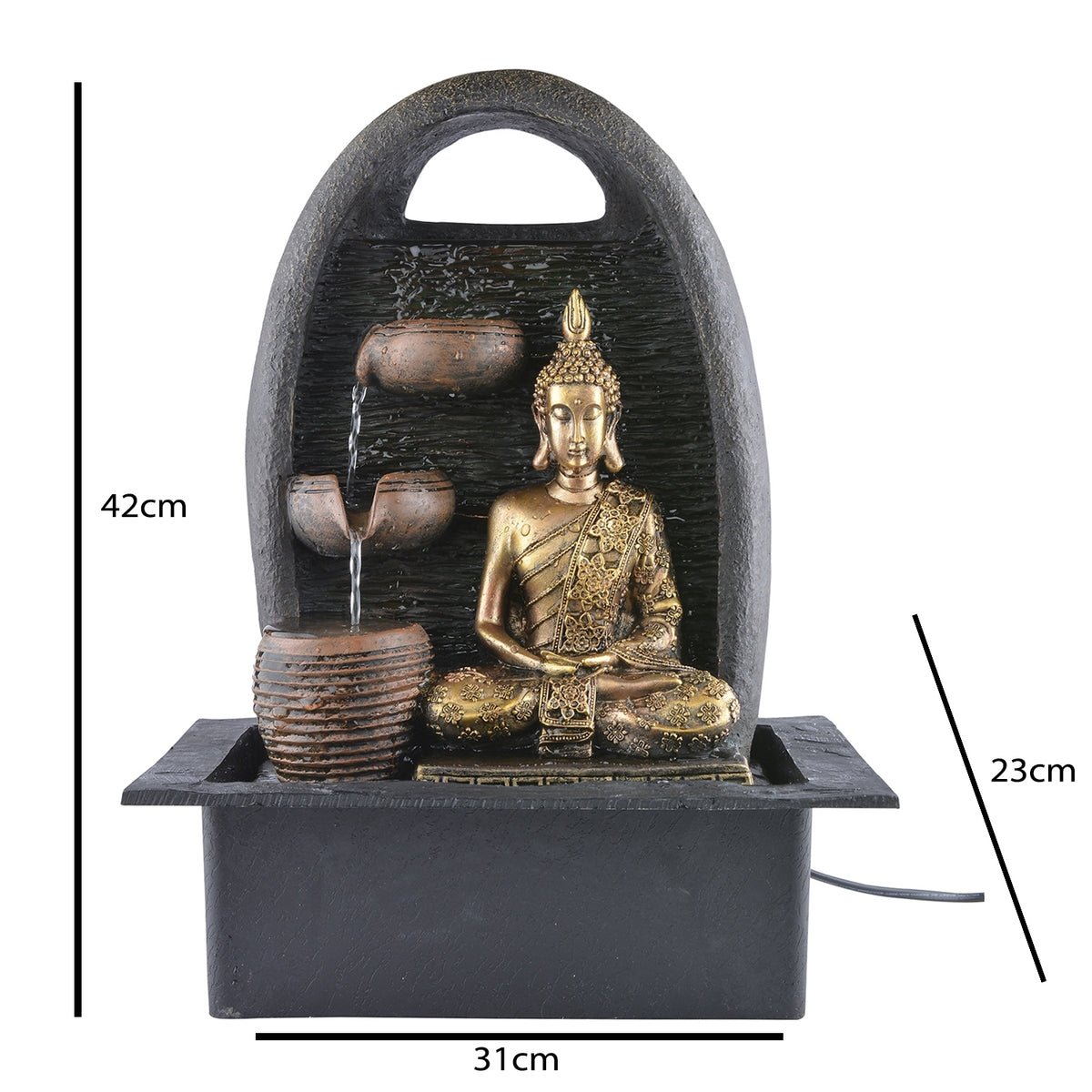 Lord Buddha Water Fountain - eCraftIndia Online