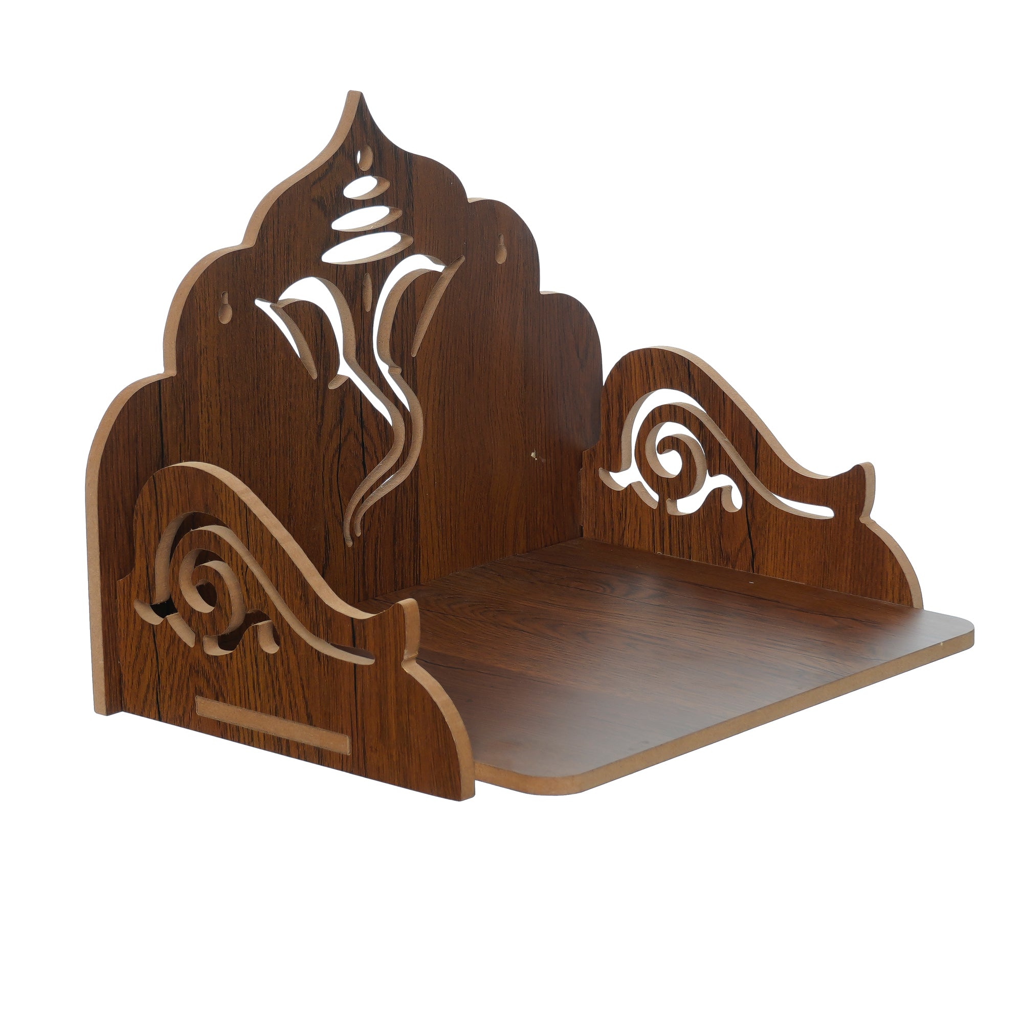 Ganesha Design Laminated Wood Pooja Temple/Mandir 2